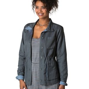 Toad&Co Swept Away Linen Blend Jacket Size Medium *As Is*